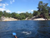 Zufahrt zum Zeltplatz