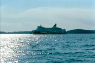 F&auml;hre hinter Insel