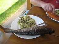 Fisch mit Kartoffelsalat