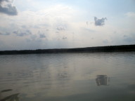 Useriner See mit Wolken