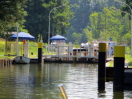 Blick in die Schleuse